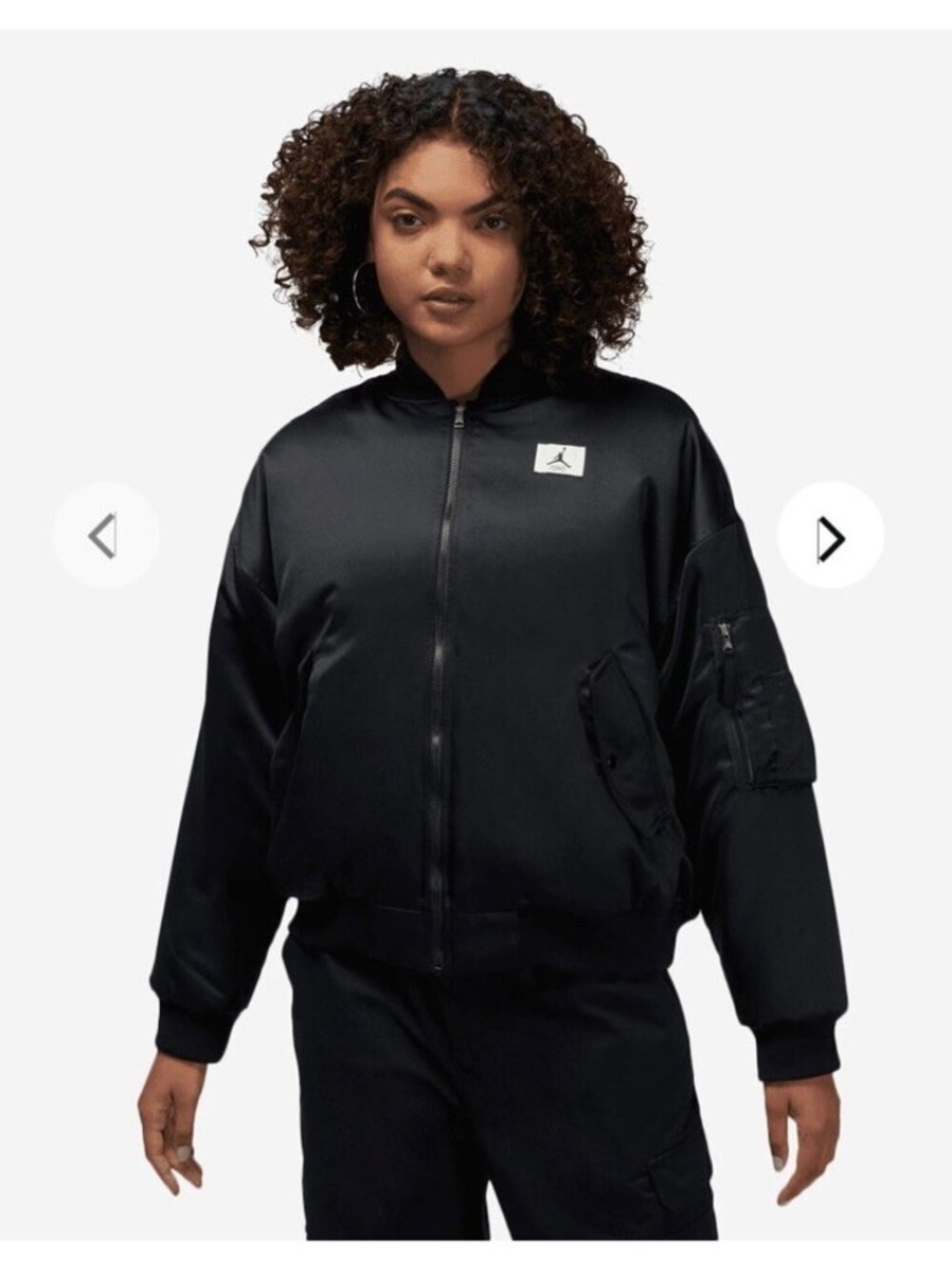 Nike Air Jordan Flight Renegade Women's Bomber Jacket Size Small DQ9802-010 $250